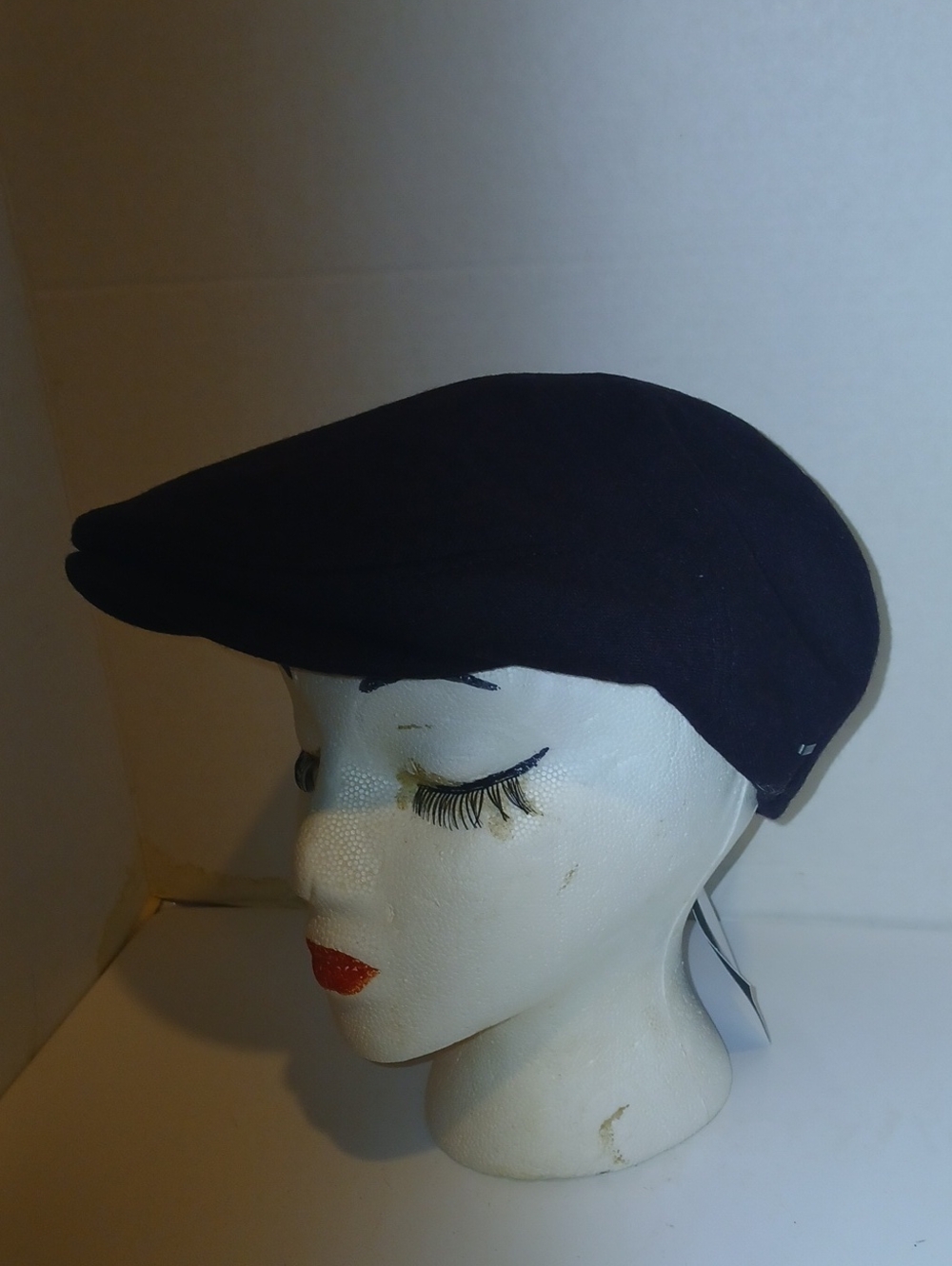 Men's Black Flat Cap newsboy